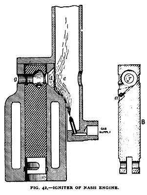 Fig. 42— The Nash Gas Engine, Vertical Section
